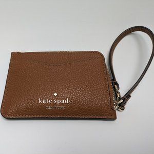 PRE OWNED KATE SPADE LEILA SMALL CARDHOLDER WRISTLET EXCELLENT USED CONDITION